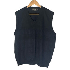 Gran Sasso Mens Wool Blend Vest, M